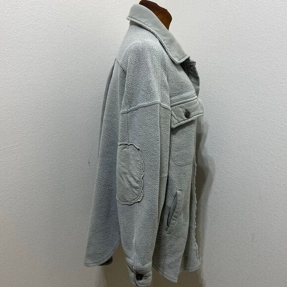 Free People Gray Button Down Shirt - Picture 4 of 11